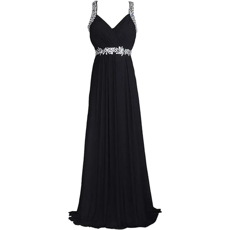 

A2 Bow tie one-shoulder slant neck temperament waisted evening dresses