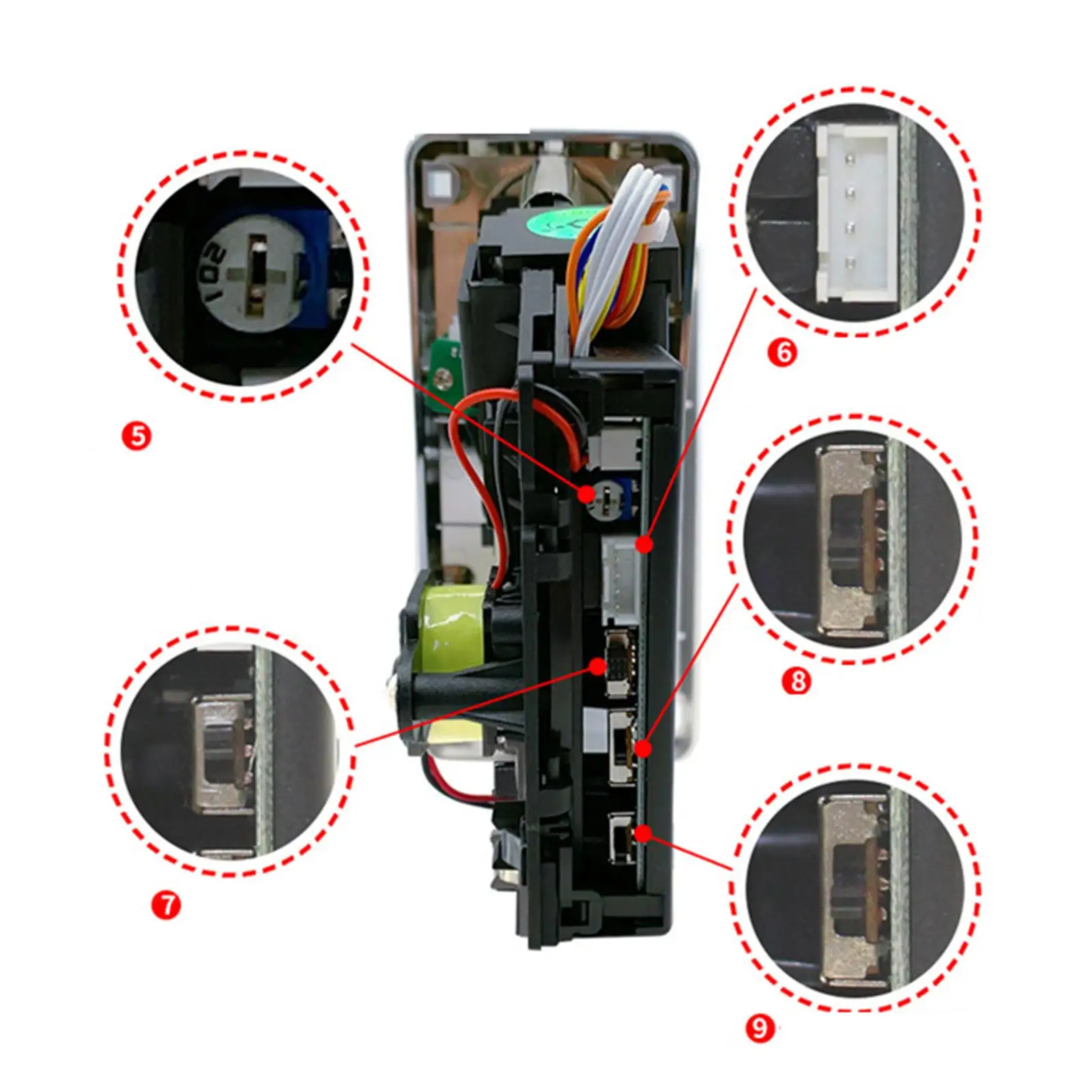 Coin Acceptor Selector for Coin Operated Toy Cars Coin Operated Telephone