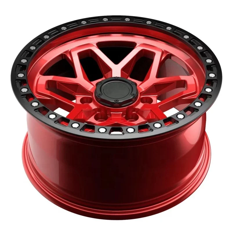 Custom Deep Lip 18 19 20 21 22 23inch 5x100 6x139.7 5x150 Forged Aluminum Alloy Offroad Passenger Suv Car Red Wheel Rim For Sale