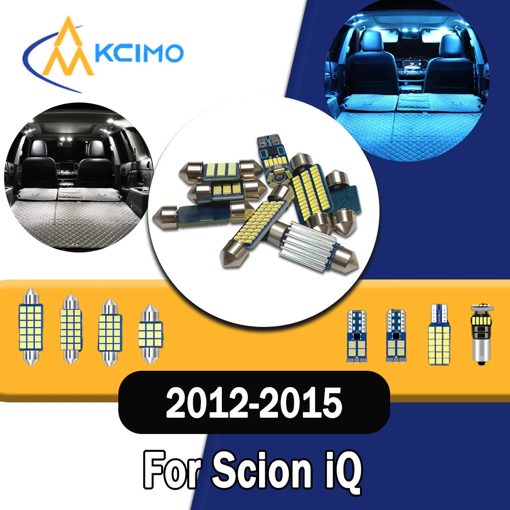 

Long lifespan CANBUS LED Interior Lights-Bright Dome Map Door Reading Kit for Scion iQ 2012-2015 High Quality Easy Install