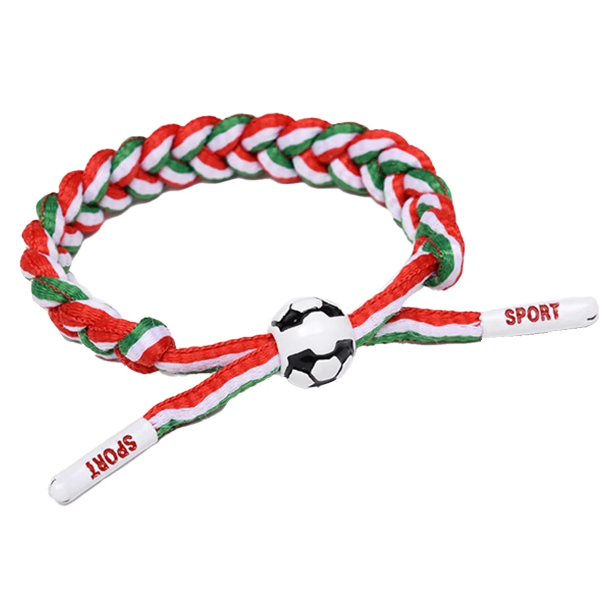 Iranian Woven Football Star Braided Adjustable Bracelet Trophy Souvenir Gift