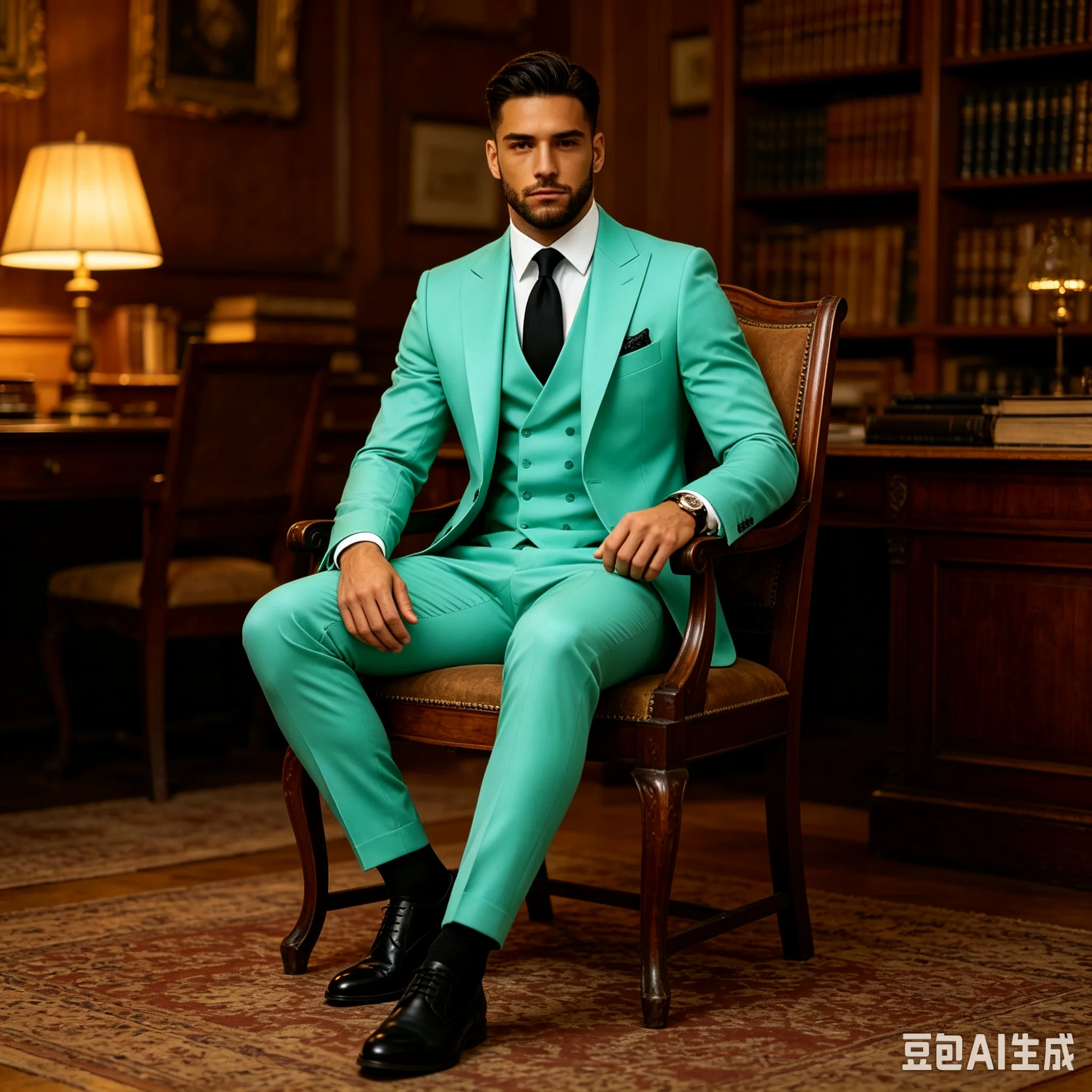 Slim Fit Green Business Mens Suits with Peaked Lapel Wedding Tuxedo Fashion Groom Outfit Jacket Vest Pants Set for Prom Party