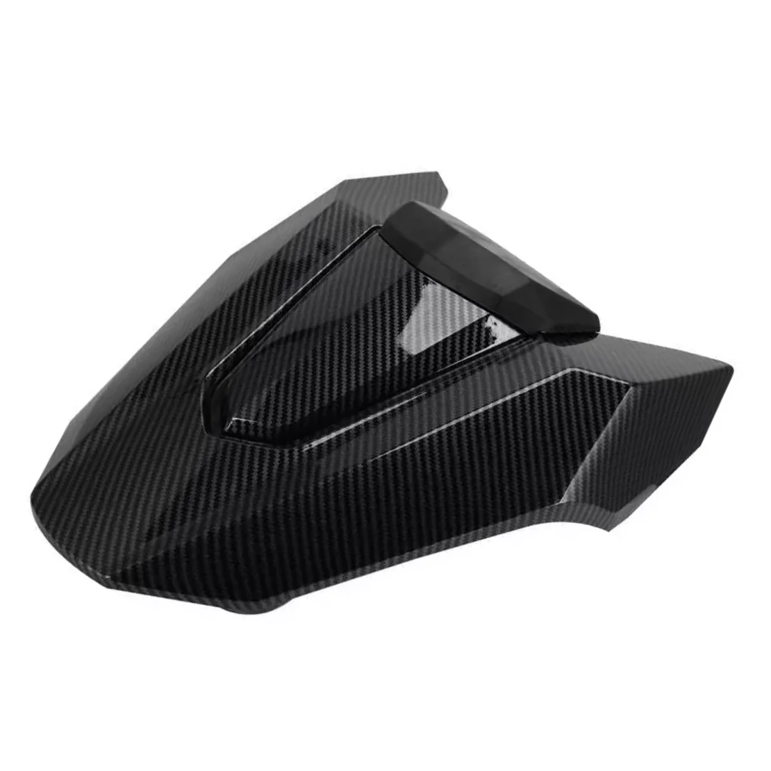 

Чехол на заднее пассажирское сиденье, задний капот, черный стиль из углеродного волокна, подходит для Honda CBR650R CB650R 2019 2020 2021 2022 2023