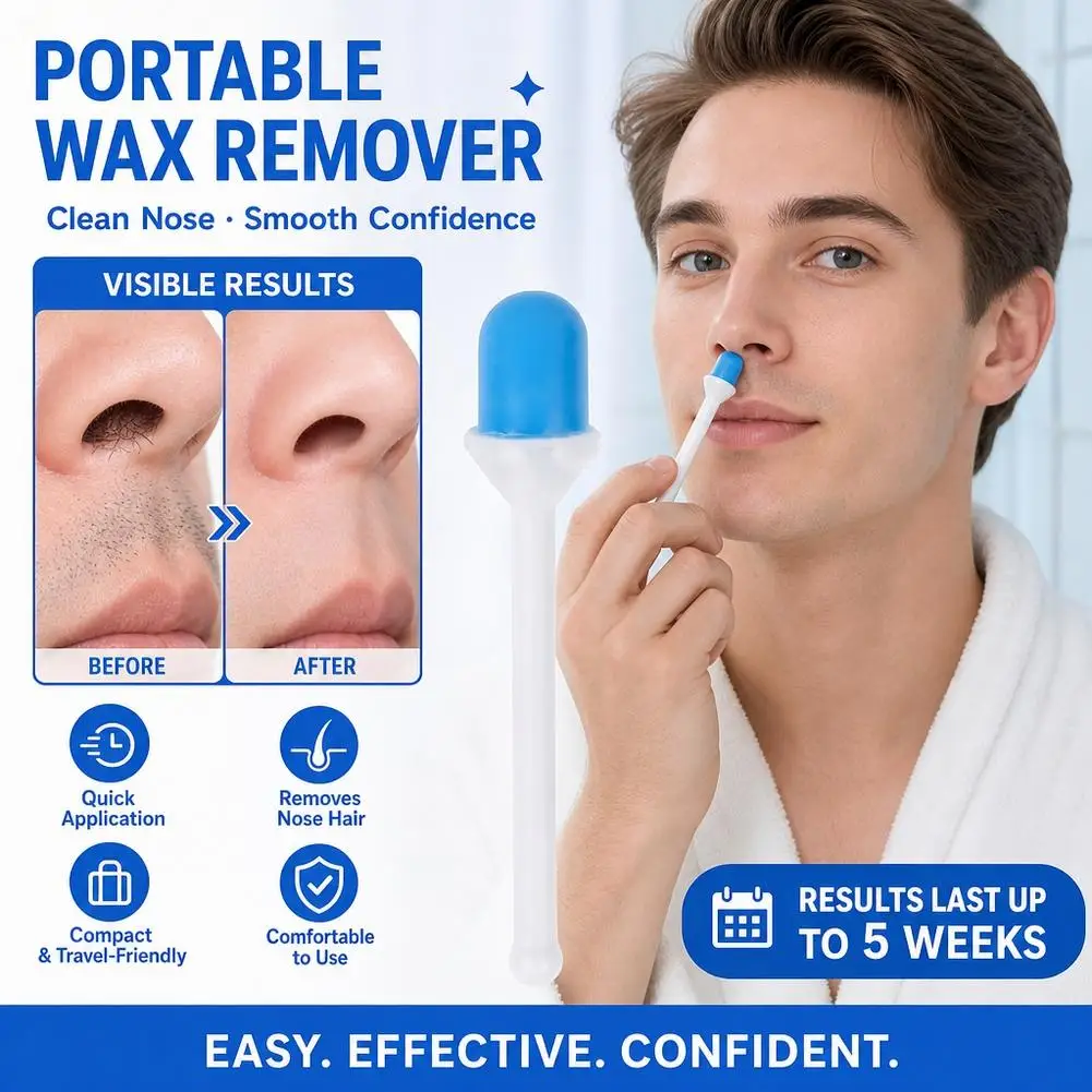 1/10pcs Disposable Nose Wax Sticks Nose Hair Removal Nose Wax Applicators For Painless Remover Tools Wax Kit Accessories