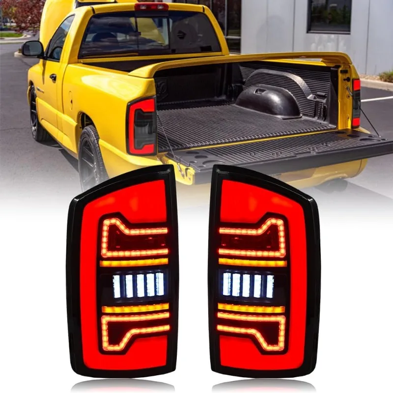 

Для Dodge RAM 1500 2500 3500 3500 2002-2006 годов, задние фонари T-ABC с последовательным указателем поворота и анимацией запуска