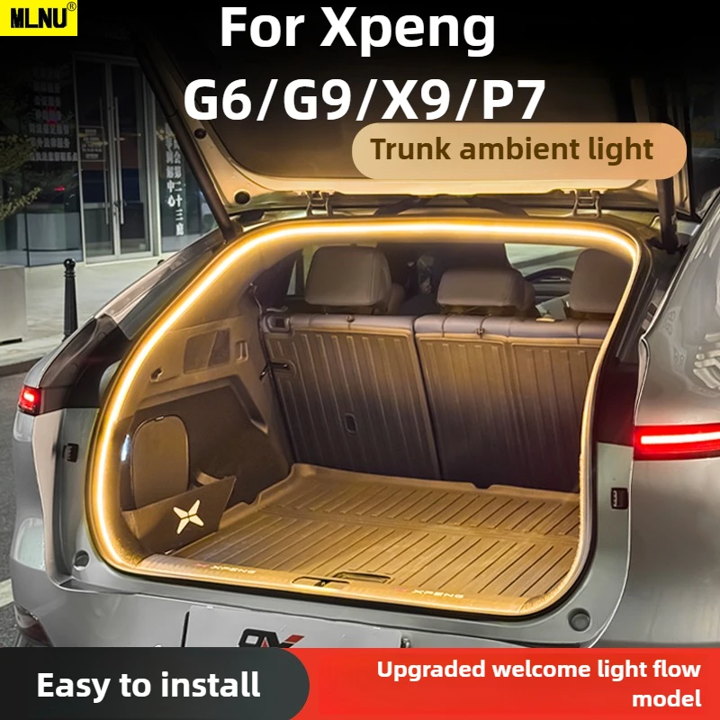 

Car trunk light For Xpeng/xiaopeng G6/G9/X9/P7 Accessories 2026/2025,Auto Sensor Long Lifespan,Flexible&Bendable 2022-2024