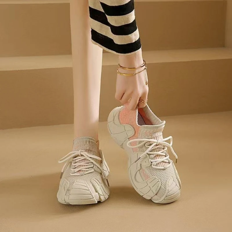 

Women 2026 New Spring Breathable Mesh Sneakers Lightweight Casual Gym Running Shoes Fitness for Student