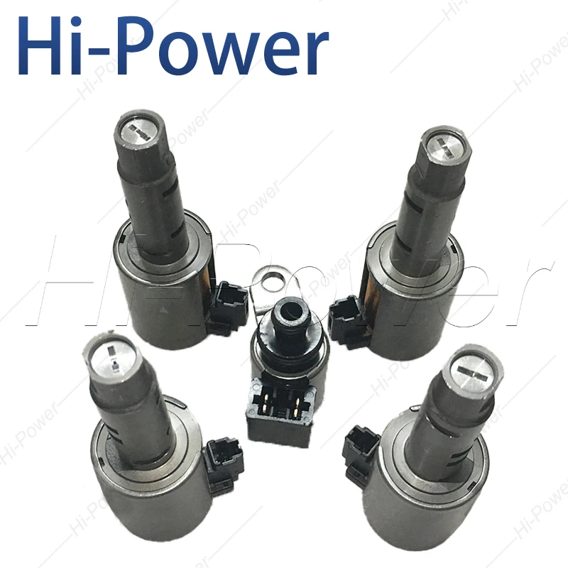 Original 5PCS RE0F11A JF015E CVT Transmission Solenoid For Nissan Sentra for Chevrolet Spark for Suzuki Swift Gearbox Valve Body