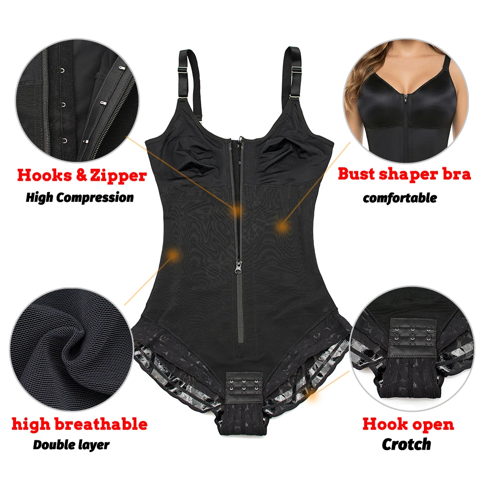 コロンビア製シェイパーガードルスリミングシェイプウェアブラ高 - Shapewear Bodysuit Firm のレビューと価格