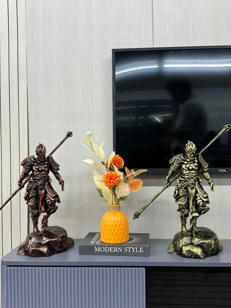 Monkey King Resin Ornaments, High-end Home Decorations for The Living Room, Home Accessories