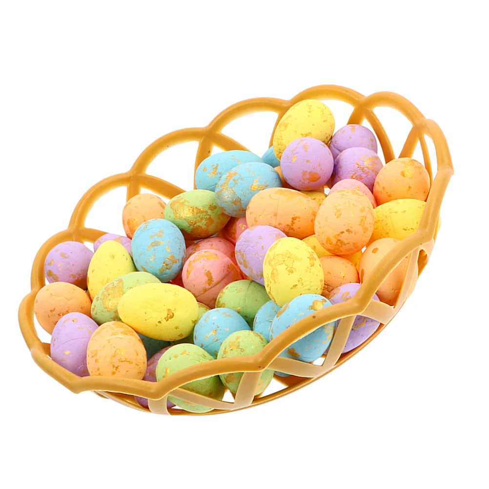 

1 set Foam Easter Egg Ornament 15x18cm Decorative Eggs for Party DIY Craft Supplies Reusable Pigeon EggBird Egg