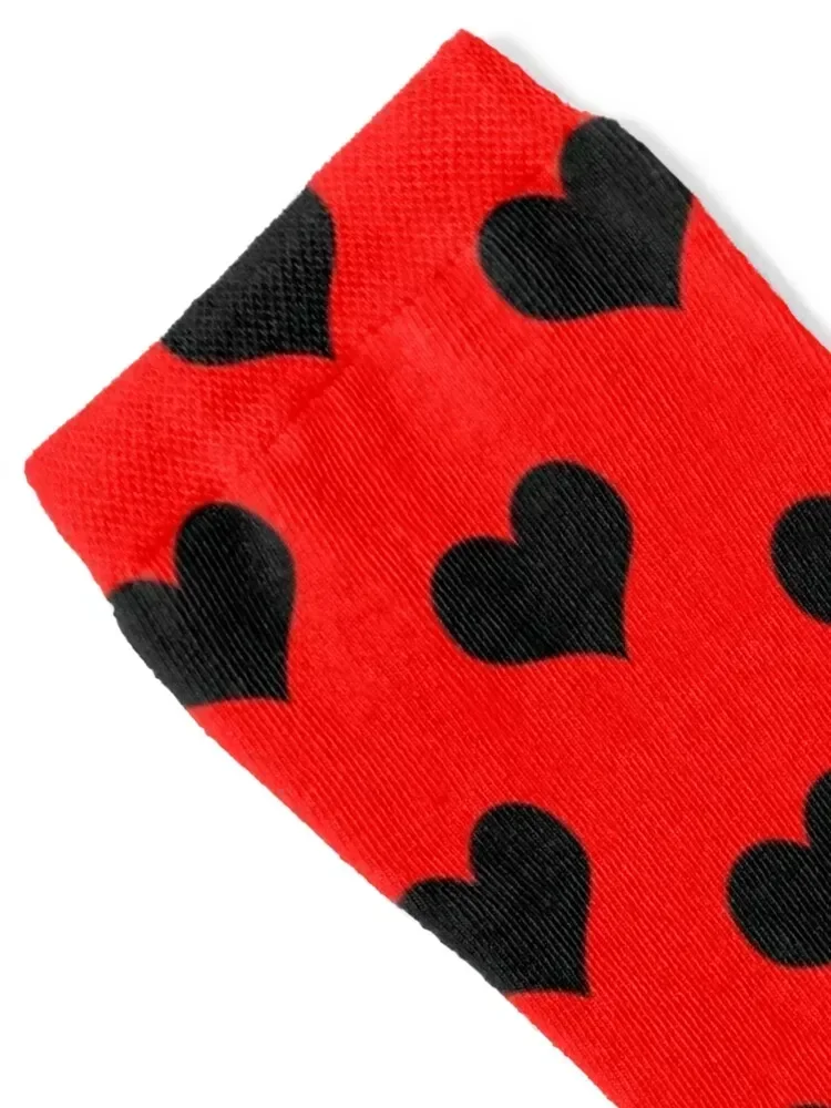 أسود القلب جميع الحب الجوارب الكاحل الهيب هوب مصمم المضادة للانزلاق كرة القدم الصبي الجوارب النسائية الرجعية سعيد الصيف الجوارب النساء الرجال #2