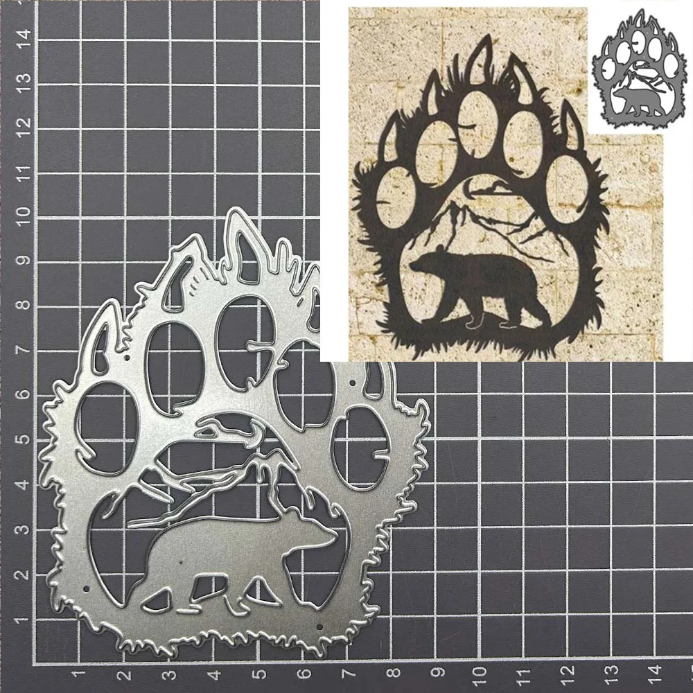 Bear Paw Metal Cutting Dies DIY make Scrapbooking decoration photo album paper card embossing workmanship