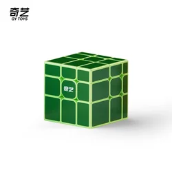[Picube] Qiyi Colored Porcelain Mirror 3x3 Magnetic Magic Speed Cube Professional Fidget Toys Qiyi 3x3 Cubo Magico Puzzle