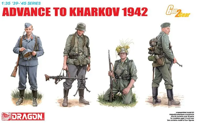 DRAGON 6656 1/35 Scale Advance To Kharkov 1942 Plastic Model Kit