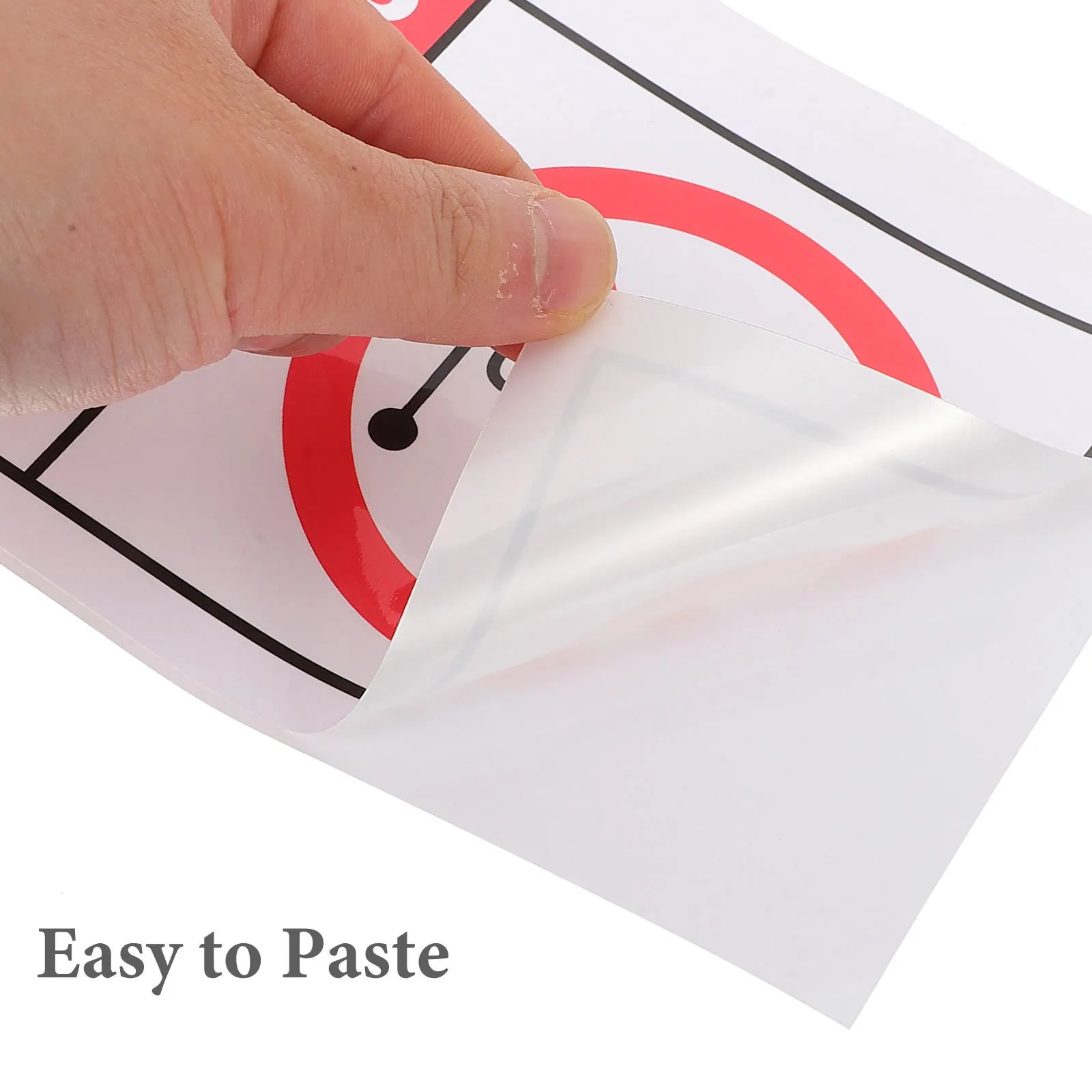 

No Magnetic Field Warning Sticker Bright Color Adhesive Safety Warning Decal for Hospitals Clinics Caution Stickers