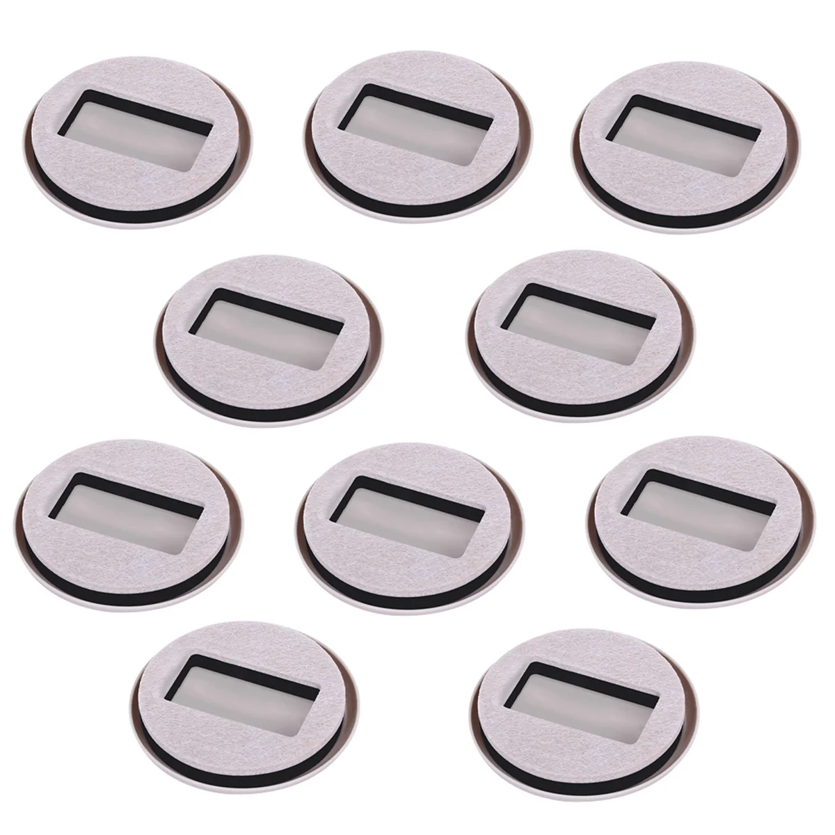 

High-quality Office Chair Anti-Slip Mats, Computer Chair Foot Pad Fixers, Swivel Chair Pulley Fixing Pads Round