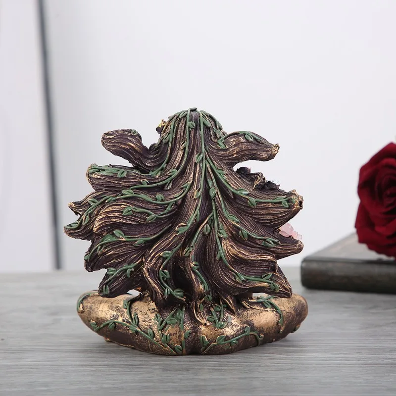 فراشة الأرض الأم غايا تمثال الراتنج الحرف زخرفة ديكور المنزل ديكور المنزل الحلي