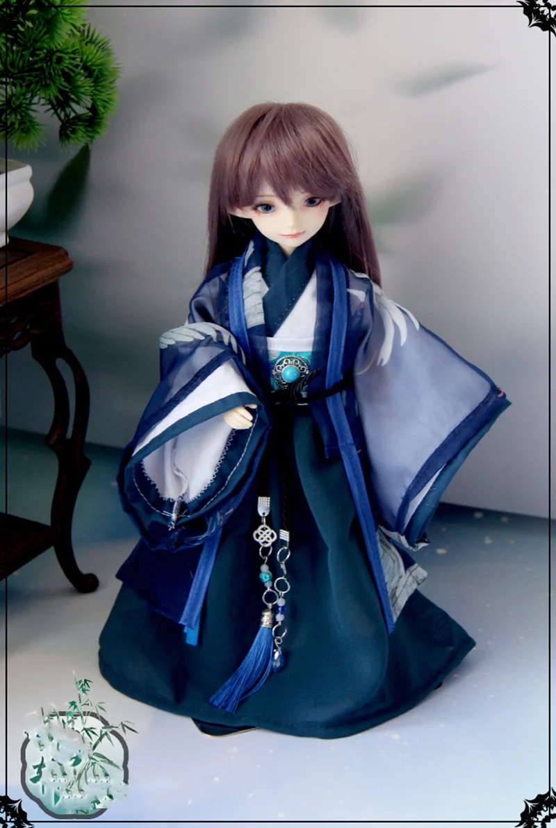 Costume ancien de fée BJD, Robe Hanfu chinoise pour YOSD fille ou garçon, vêtements de poupée, accessoires A1187, échelle 1/6