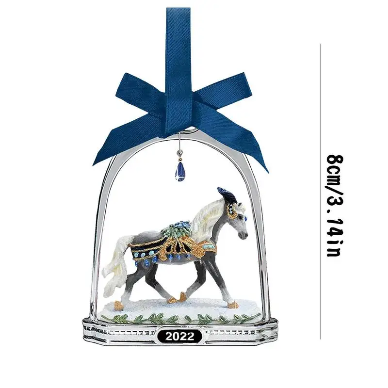 Kerstboom Paardendecor 2d Acryl Ambachtelijke Hanger Feestdecoratie Kerstfeest Bruiloft Decor Paardenboom Decoratie