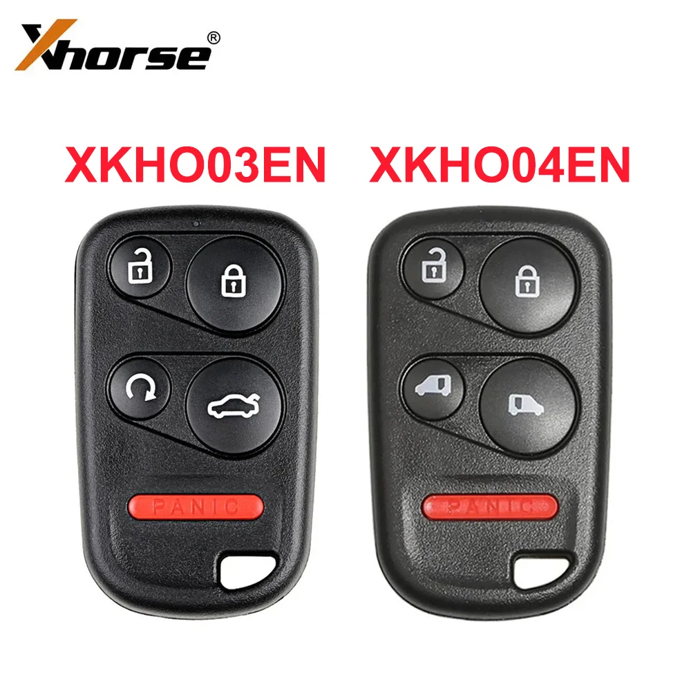 

5pcs/lot Xhorse XKHO03EN XKHO04EN Universal VVDI Wire Remote Car Key For VVDI2 Mini VVDI Key Tool Max Pro Key Programmer