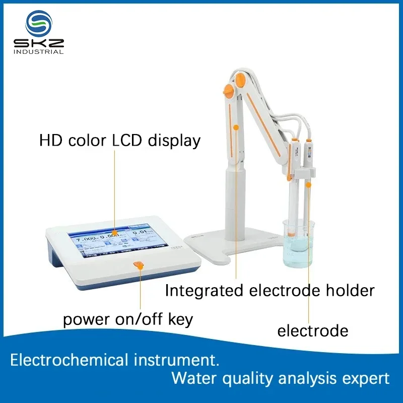 M500T Tafelmodel multiparameter waterkwaliteitsmeter ph/geleidbaarheid/zoutgehaltetester voor industrieel laboratorium