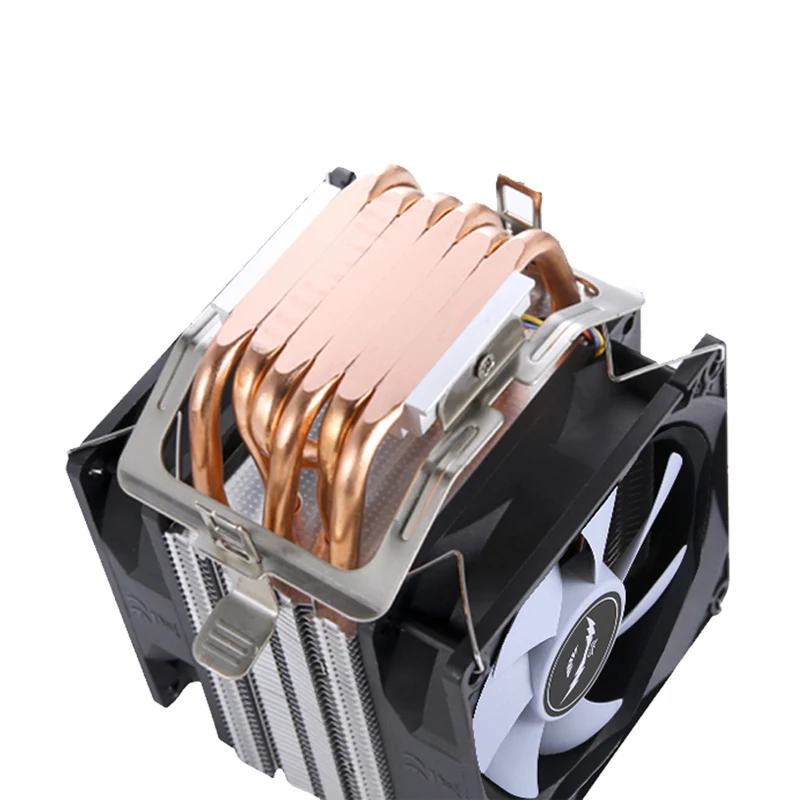 QiuzAim Computer Cooler Processor CPU Fan Efficient 6 Heat Pipe 90mm 4 Pin PWM Compatible LGA2066 X299 E5 2011 X79 X99 2011-3