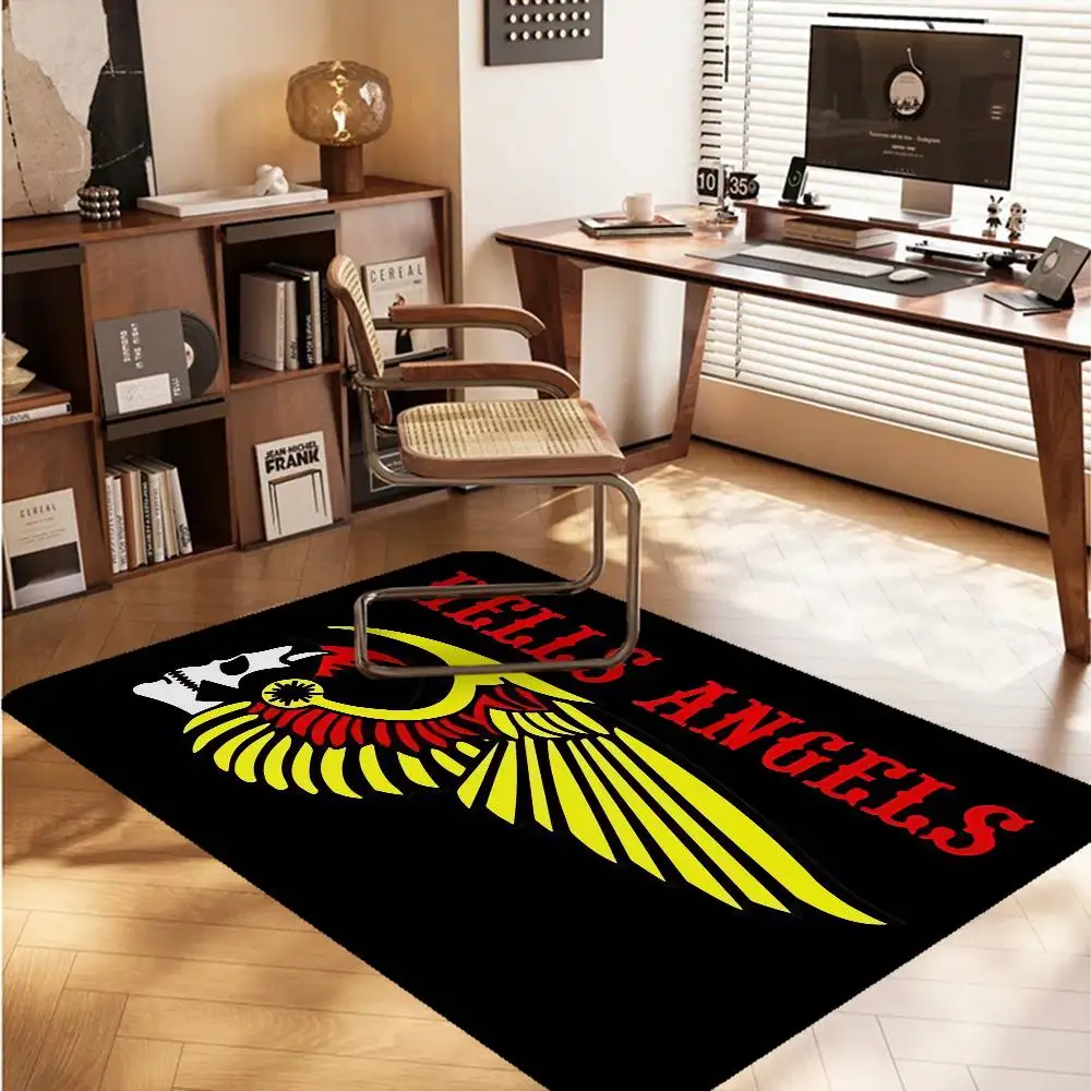 H-Hells A-Angels Floor Mat Nordic Style Home Doormat Bathroom-Toilet Mats Bedroom Hotel Decor Mat