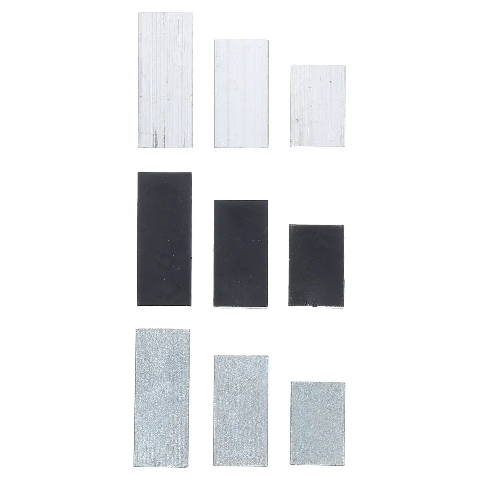 

9Pcs Density Experiment Kit Physics Teaching Tool Aluminum Iron Plastic Blocks for Accurate Material Density Comparison Science