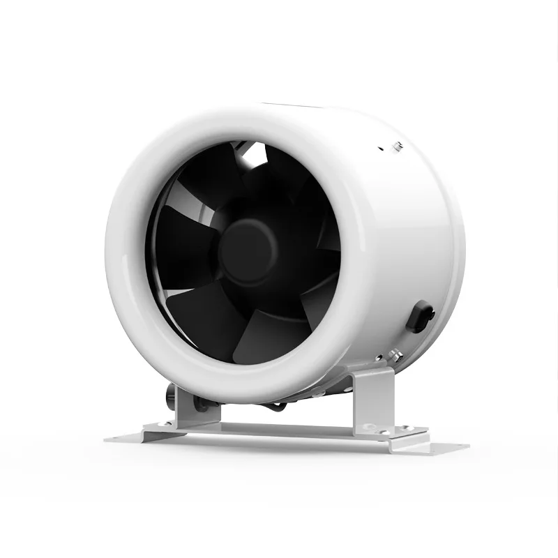 Variable Frequency Mixed Flow Inline Duct Fan for Hydroponic Plant Rack High Efficiency