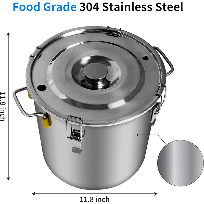 Small Household Distiller Kit Stainless Steel Home Brewing Machine for Alcohol Processing