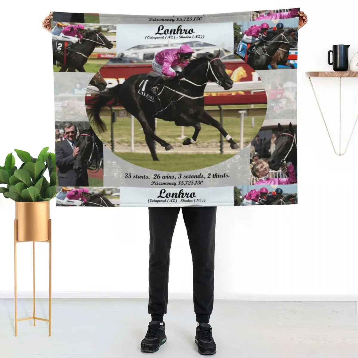 Lonhro career tribute Throw Blanket Baby sofa bed Thermal For Sofa Thin Decoratives Flannel Blankets