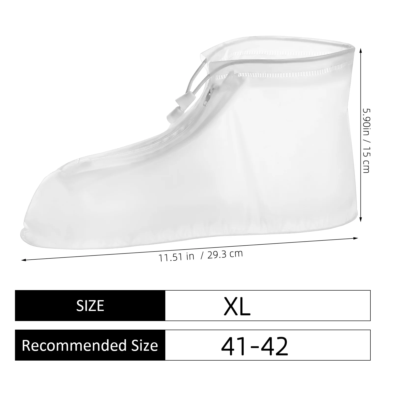 Cubierta impermeable para zapatos, Protector de Pvc antideslizante para viajes, para adultos