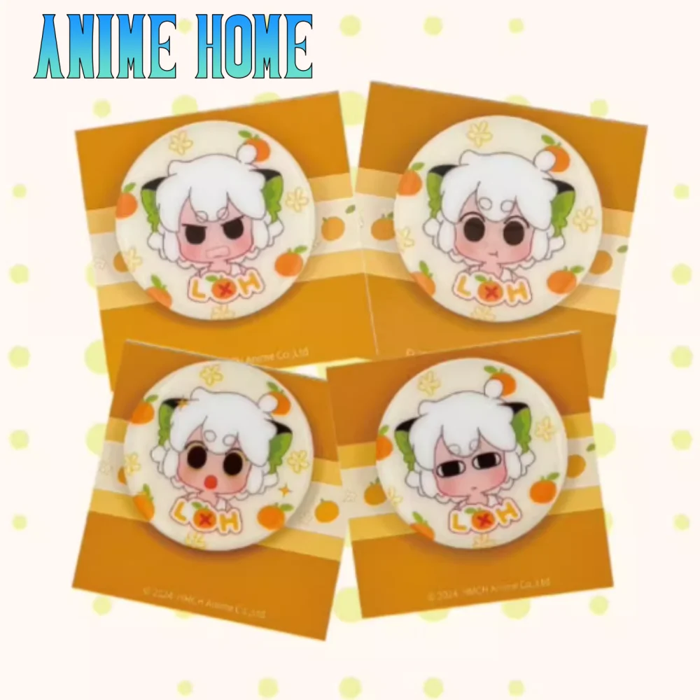 Anime The Legend of Luo Xiao-Hei Xiaohei Expression Grating Badge Costume Brooch Pin Original Cartoon Cosplay Kids Gift