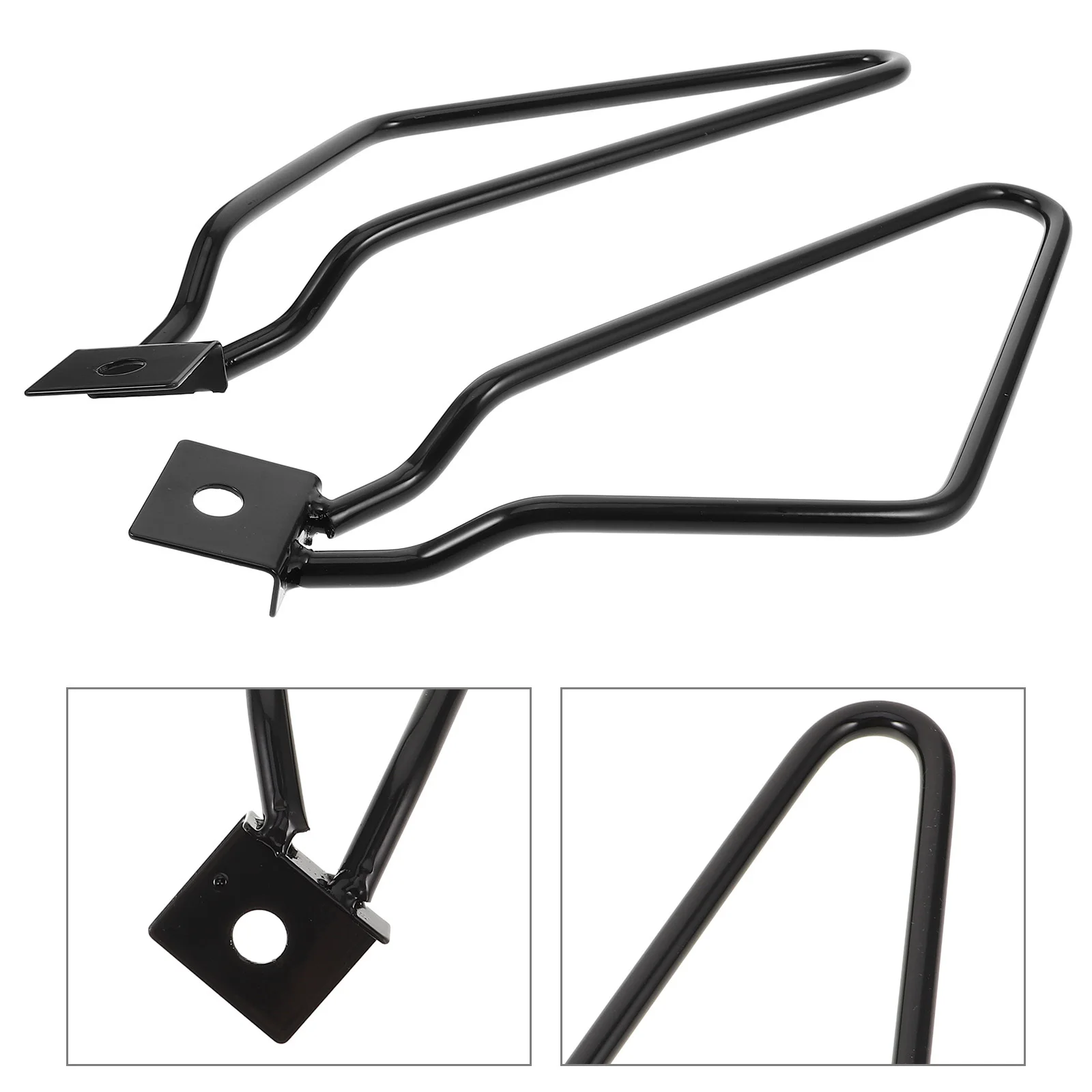 

1 Pair Motorcycle Saddlebag Side Brackets Metal Support Rack For 883 Xl1200 Saddlebag Mounting Brackets Motorcycle