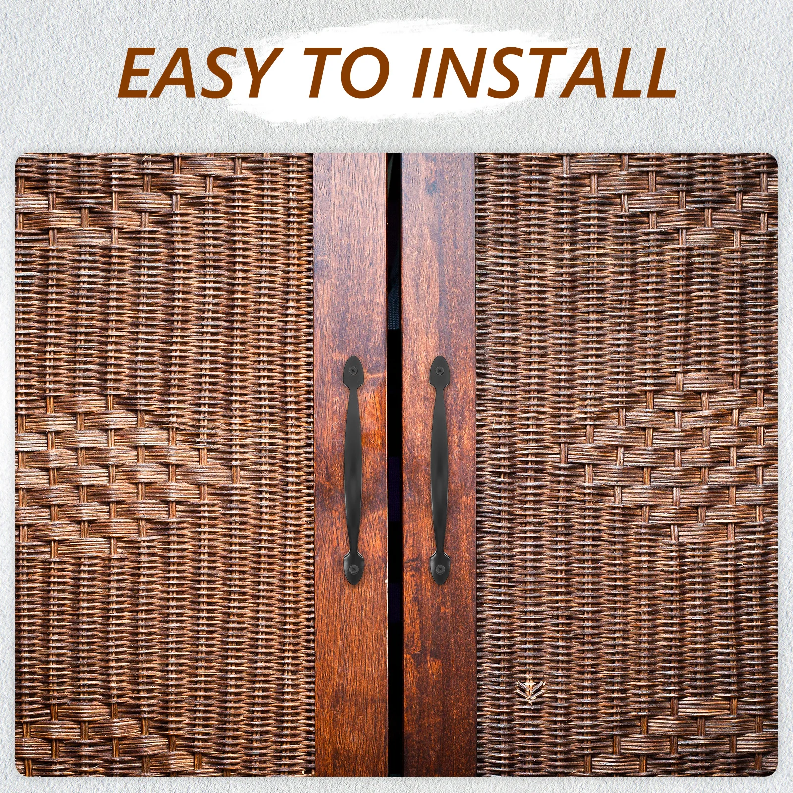 2 قطعة سبائك الزنك خزانة مقابض سحب خمر ريفي مقابض للأدراج أثاث متين الباب الأجهزة المطبخ خزانة خزانة تسحب #3