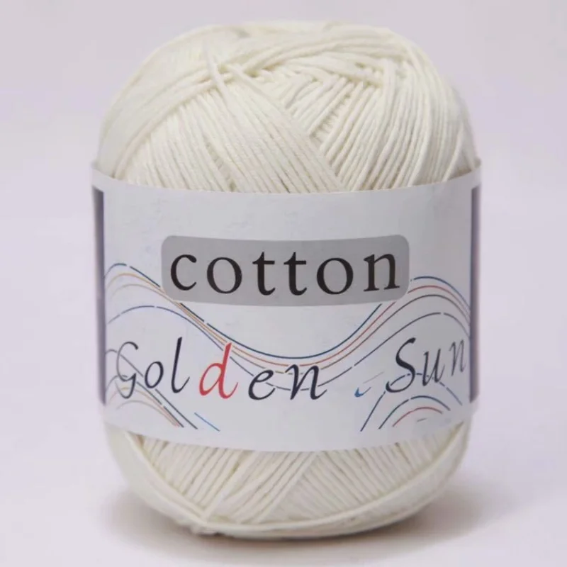Cotton thread, medium fine cotton yarn ball, hand woven DIY material