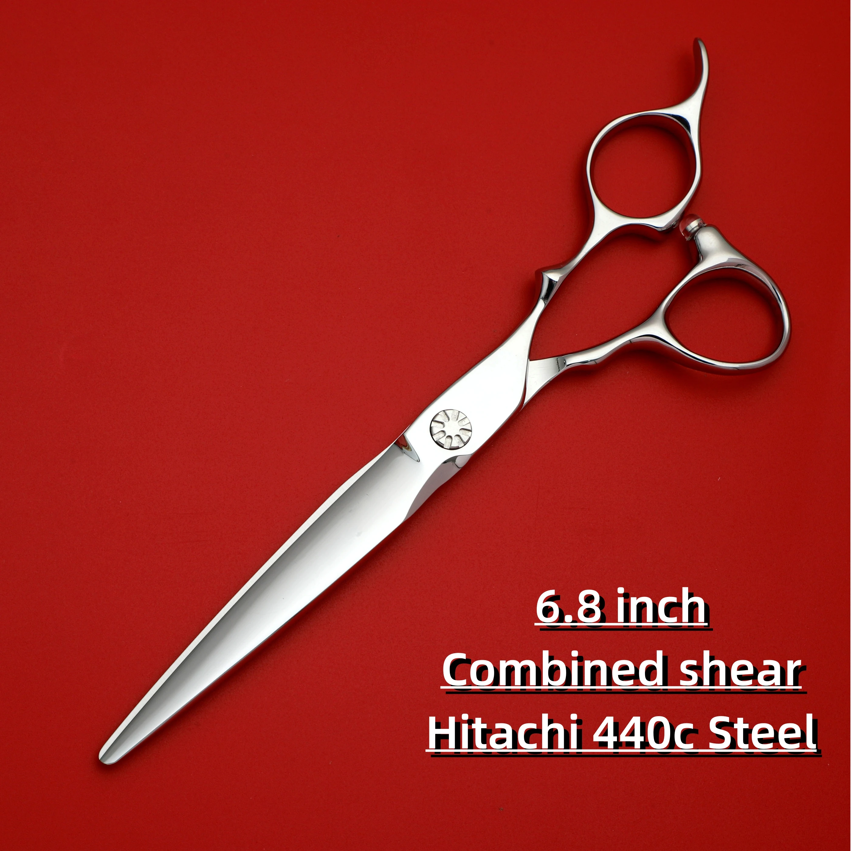 Professional barber scissors，Hitachi 440C Steel hairdressing Scissors，Barbershop Accessories，6.0-6.5-6.8 inch Hair Cutting Tools