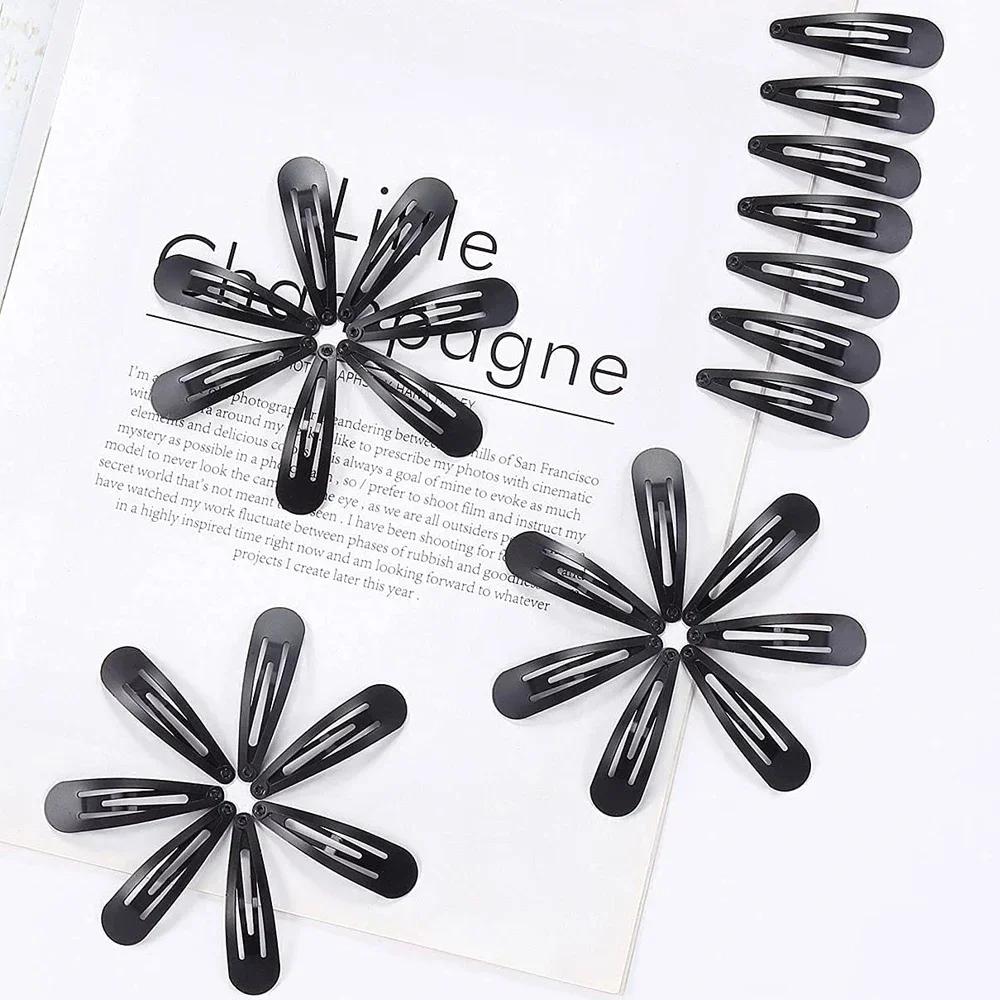 40Pcs 5cm Hair Clips for Women Hair Clip Pins BB Hairpin Color Metal Barrettes Cute Snap Alligator Hairpins Hair Accessories