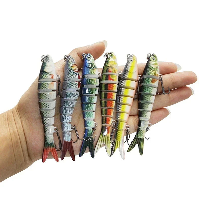 

ZWICKE 135/100mm 8 Segment Hard Artificial Bait Sinking Wobbler Fishing Lure Jointed Crankbait Swimbait For Fishing Tackle Lure