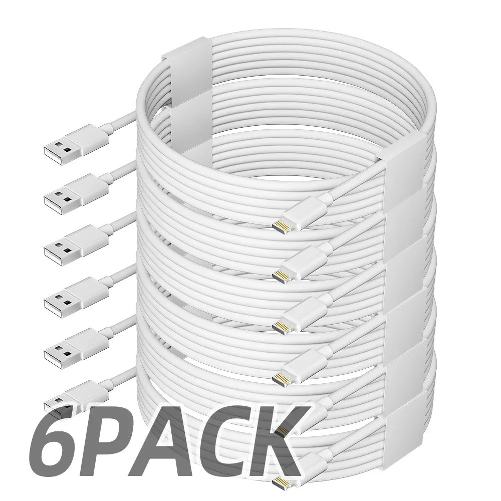 6Pcs 6Ft Fast Charg… - image