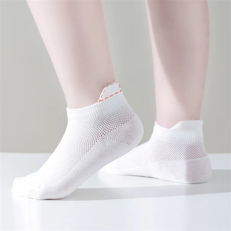 5Pairs/lot Baby Socks For Newborn Girls Boys 1-12 Years Summer Thin Children\'s Cotton Mesh Solid White Toddler Infant Sock 2024