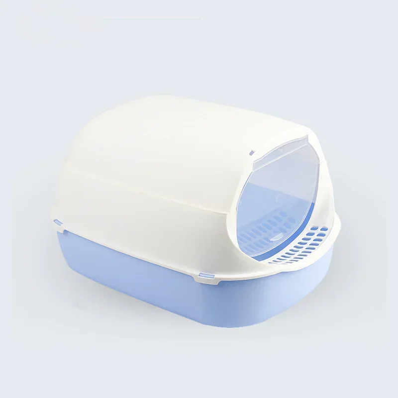 

A Small Fully Enclosed Cat Litter Box Cat Supplies Toilet Fully Enclosed Litter Box Pet Cleaning Supplies