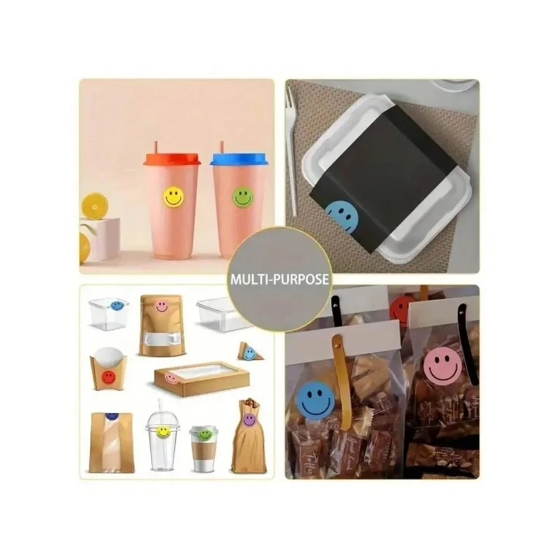 500pcs round Smiling Face Paper Stickers for Teachers Parents Classroom Learning Rewards Stationery Gift view 4