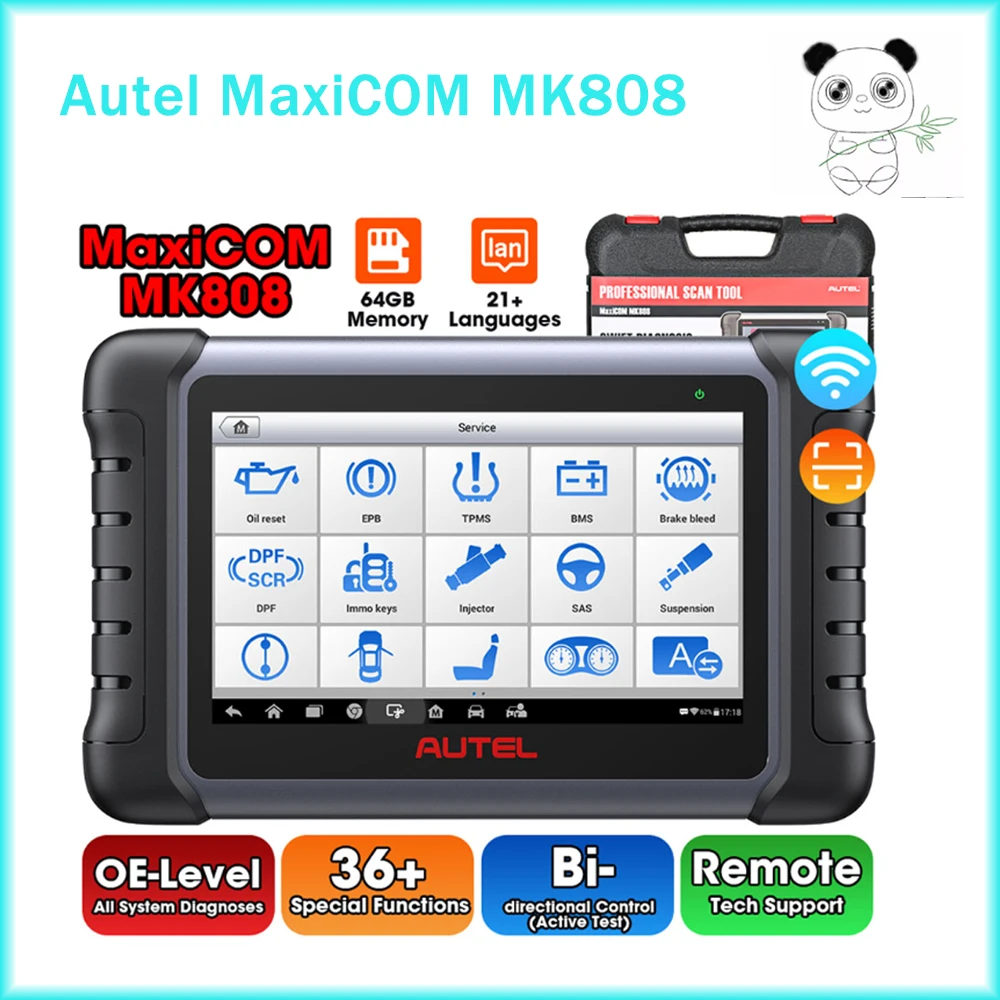 

Autel MaxiCOM MK808 OBD2 Scanner Automotivo Car Diagnostic Tool OBD 2 OBD2 Scanner TPMS Code Reader OBDII Key Coding Ferramentas