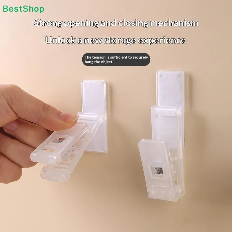 3/5Pcs Multi Functional Towel Clip, Adjustable Angle Hook, Creative Suction Cup Style Hanging Clip, Small Object Hanging Clip