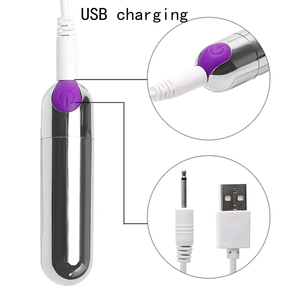 Mini Bullet Vibrator For Female Rechargeable Pocket Dildo G Spot Masturbator Stimulating Nipples Massager For Women Sex Toys