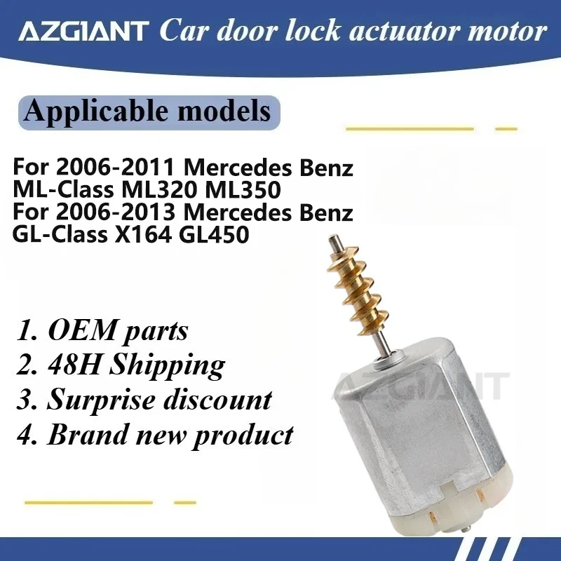 

FC-280 Metal Worm 12VDC AZGIANT Car Power Door Lock Actuator Motor For Mercedes Benz ML-Class ML320 ML350/GL-Class X164 GL450