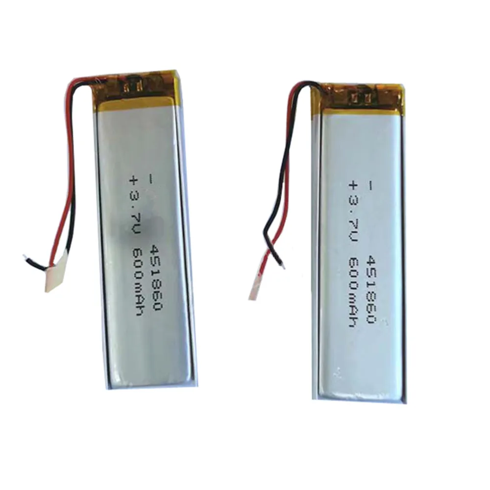 1-10 Uds. Batería de polímero de litio 451860 de 600mAh para teclado de controlador de juegos MP3 MP4 PDA, bolígrafo de lectura, auriculares Bluetooth, cámara digital