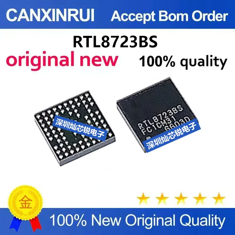 (5-100pieces)Brand new original RTL8723BS RTL8723BS-VD-CG BGA package network card module chip